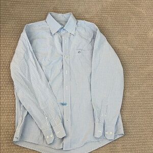 Men's Blue Checkered Shirt